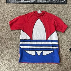 Red and Blue Adidas Tshirt